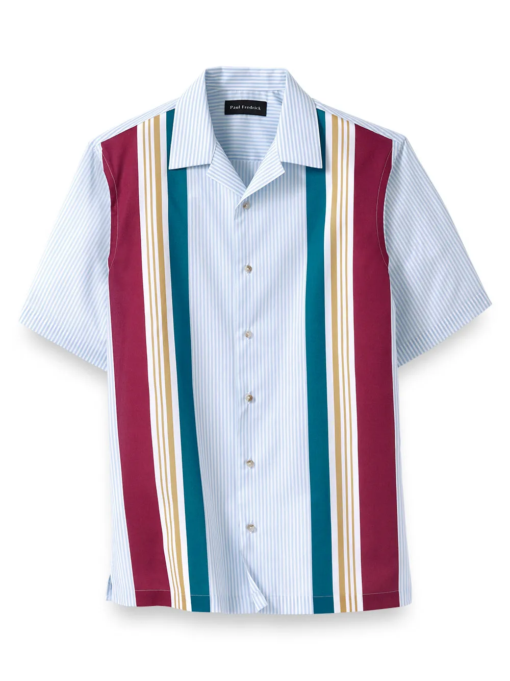 Cotton Stripe Print Casual Shirt sold by Paul Fredrick
