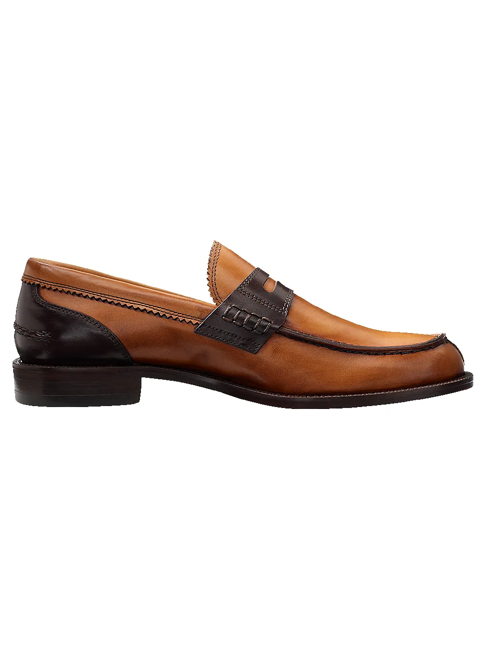 Maddox Penny Loafer - Tan/brown sold by Paul Fredrick product image thumbnail 2