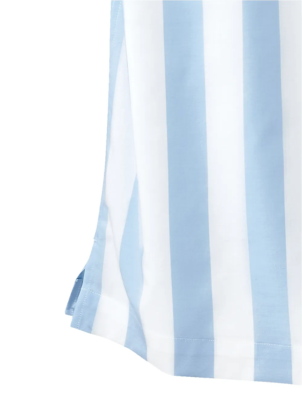 Cotton Wide Stripe Casual Shirt - Sky Blue sold by Paul Fredrick product image thumbnail 4