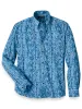 Cotton Herringbone Print Casual Shirt sold by Paul Fredrick