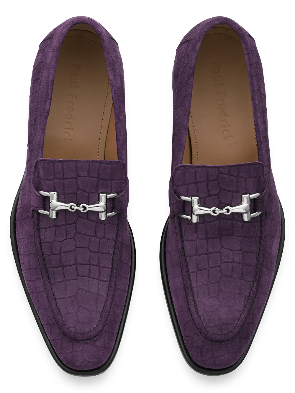 Carson Bit Loafer - Purple sold by Paul Fredrick product image thumbnail 3