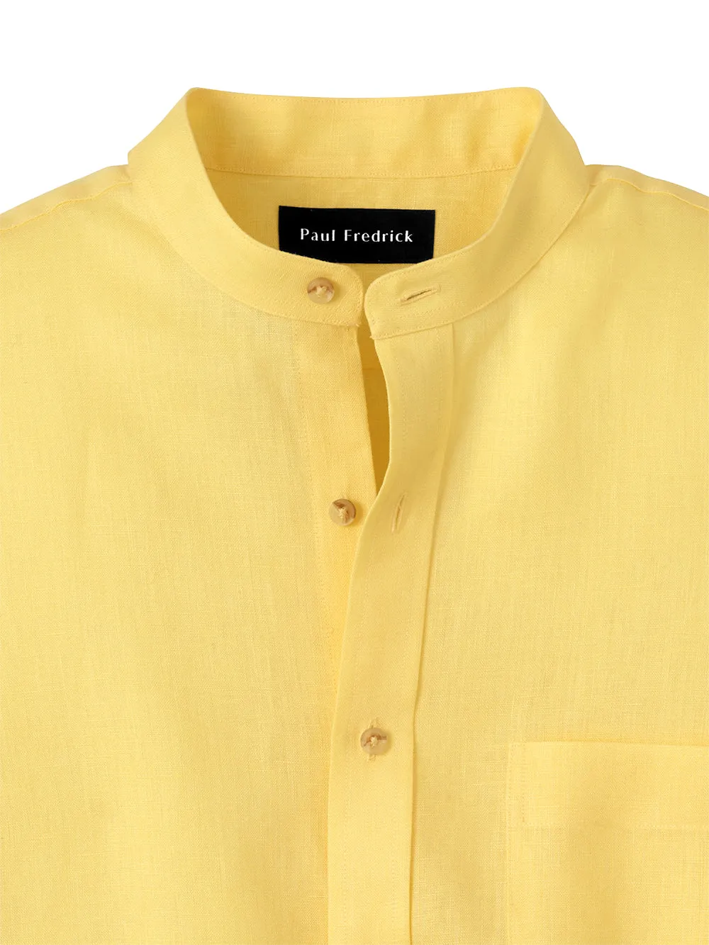 Linen Solid Casual Shirt sold by Paul Fredrick product image thumbnail 3