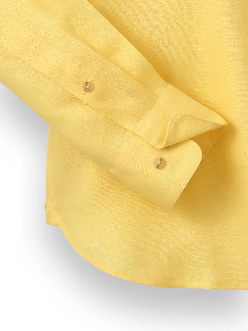 Linen Solid Casual Shirt sold by Paul Fredrick product image thumbnail 4