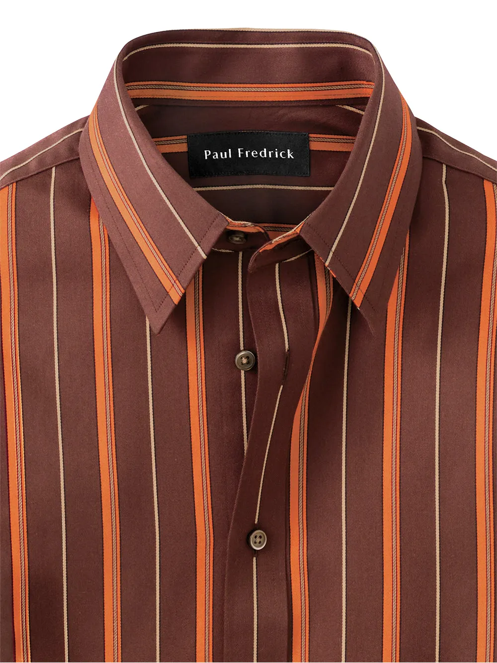 Cotton Stripe Casual Shirt sold by Paul Fredrick product image thumbnail 2