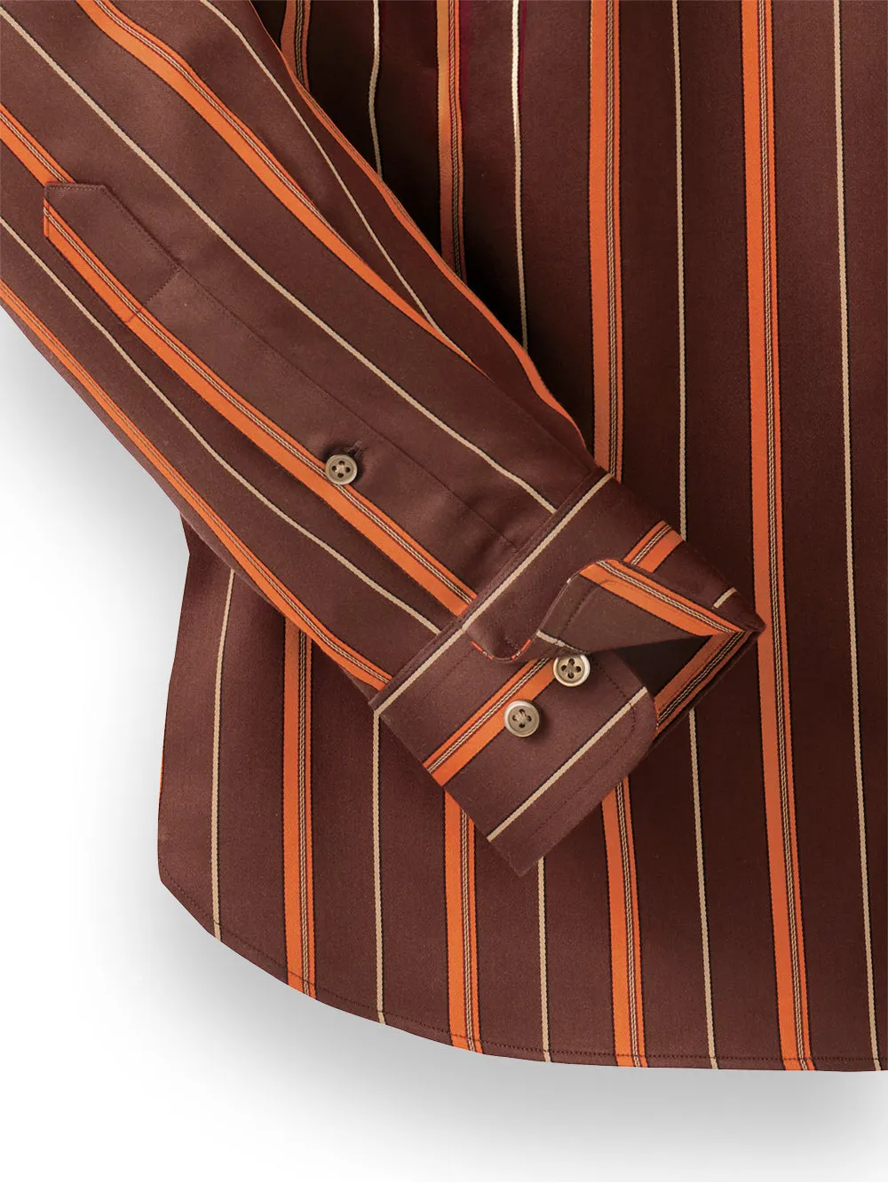 Cotton Stripe Casual Shirt sold by Paul Fredrick product image thumbnail 3