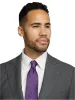 Wool Stretch Bengaline Single Breasted Peak Lapel Suit - Grey sold by Paul Fredrick