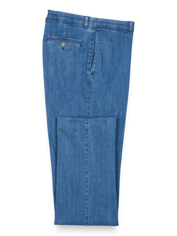 Denim Pants - Medium Blue sold by Paul Fredrick