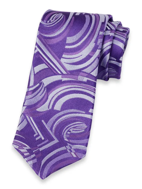 Abstract Woven Silk Tie sold by Paul Fredrick