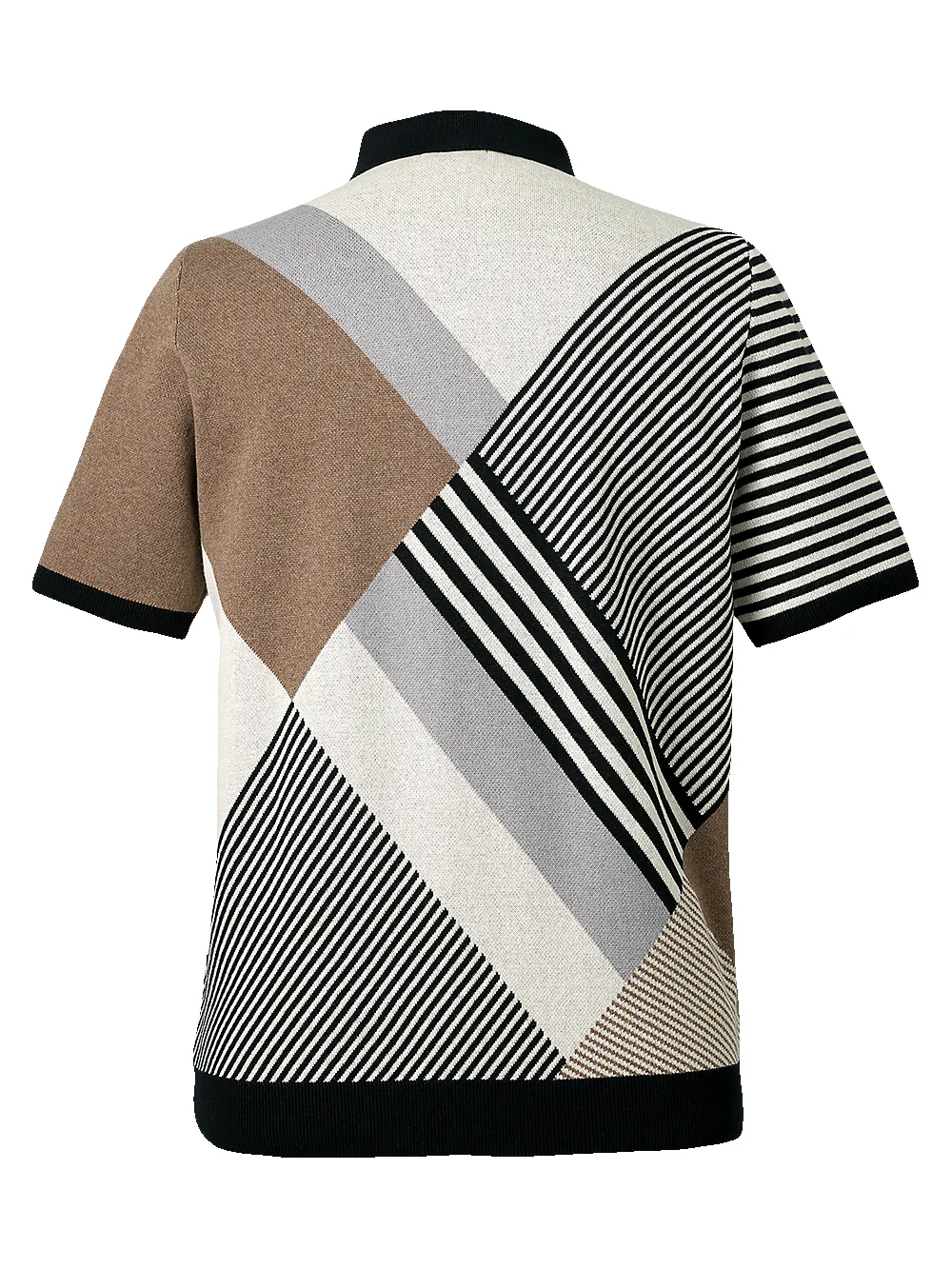 Cotton Three Button Polo - Multi sold by Paul Fredrick product image thumbnail 2