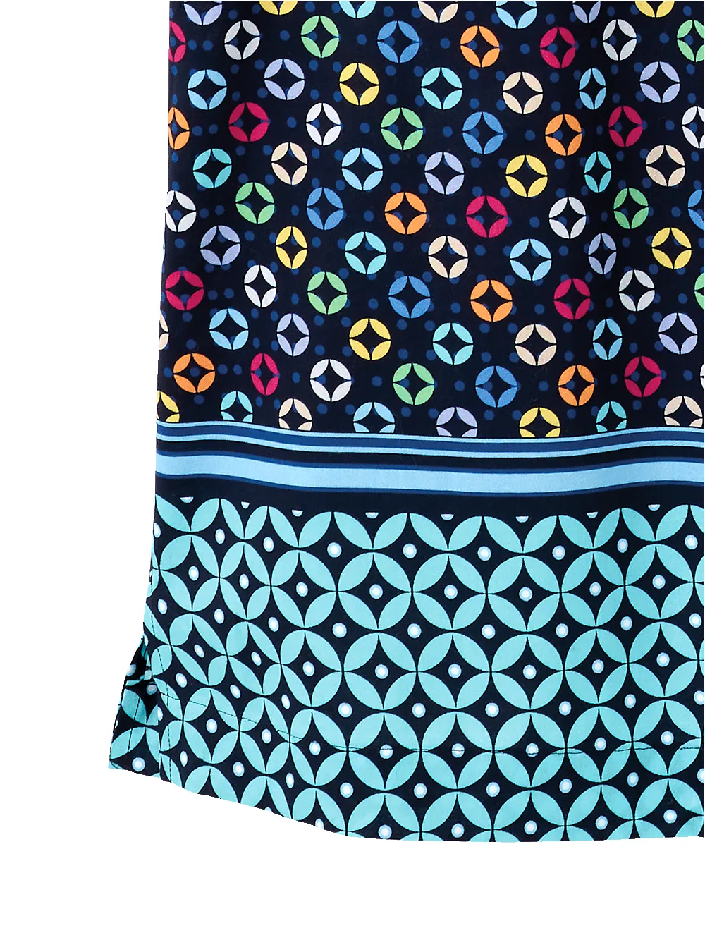 Cotton Circle Print Casual Shirt - Black Multi sold by Paul Fredrick product image thumbnail 4