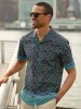 Cotton Circle Print Casual Shirt - Black Multi sold by Paul Fredrick
