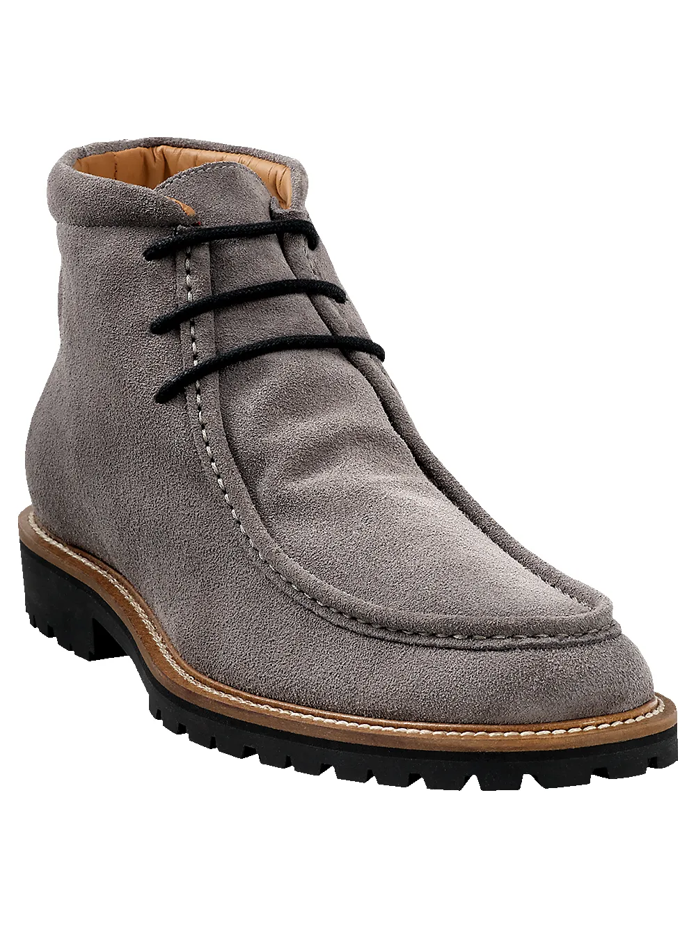 Decker Lace Up Boot - Grey sold by Paul Fredrick