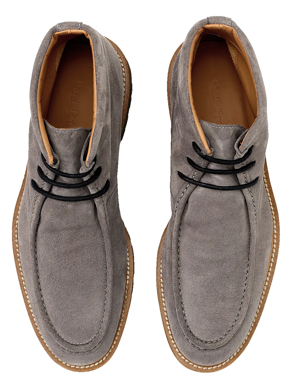 Decker Lace Up Boot - Grey sold by Paul Fredrick product image thumbnail 3