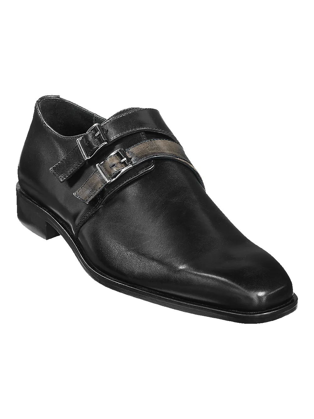 Cedric Monk Strap - Black sold by Paul Fredrick