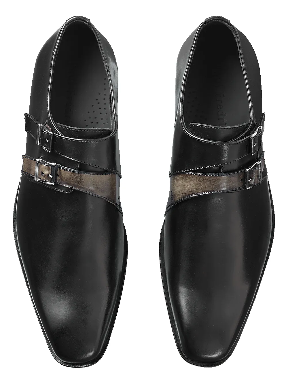 Cedric Monk Strap - Black sold by Paul Fredrick product image thumbnail 3