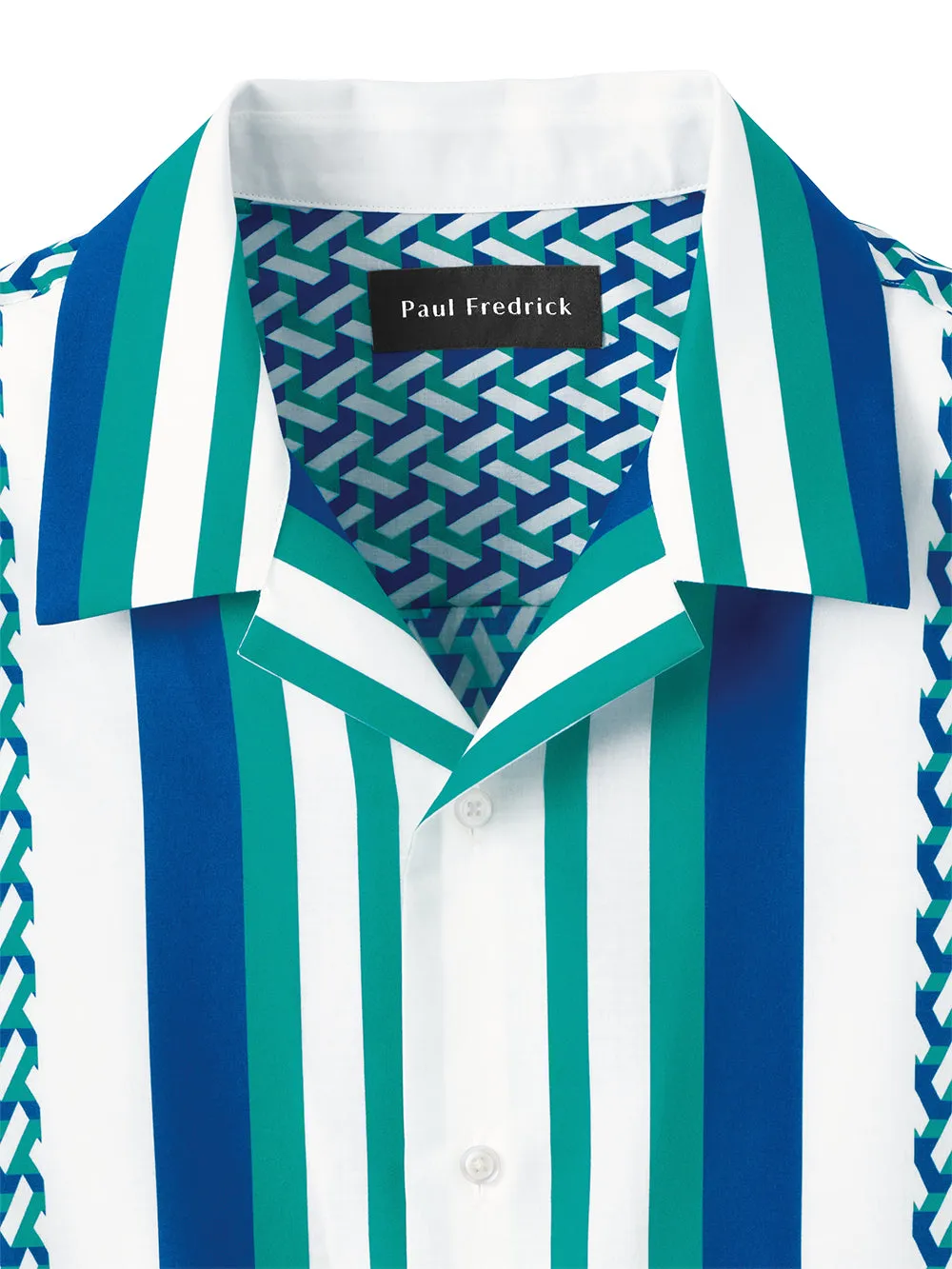 Cotton Geometric Print Casual Shirt sold by Paul Fredrick product image thumbnail 2