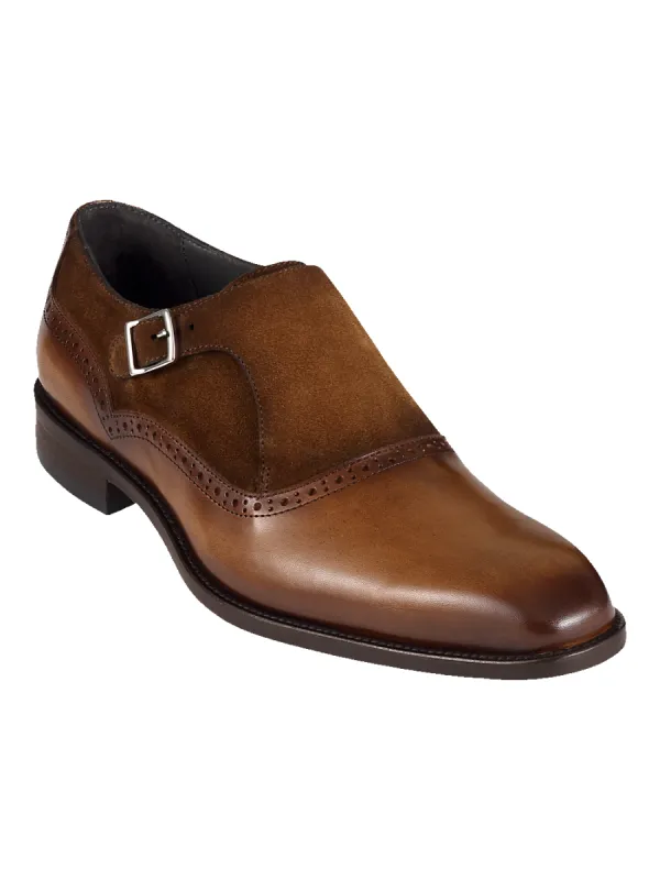 Winston Monk Strap - Chestnut sold by Paul Fredrick