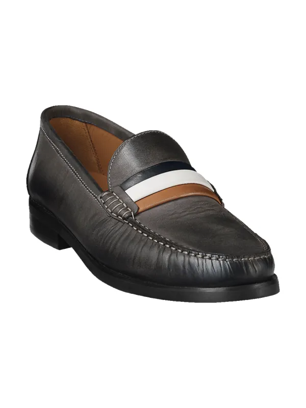 Aiden Penny Loafer - Black sold by Paul Fredrick