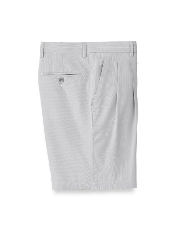 Pincord Pleated Shorts sold by Paul Fredrick