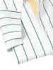 Comfort Stretch Non-Iron Stripe Dress Shirt With Contrast Trim - Green sold by Paul Fredrick