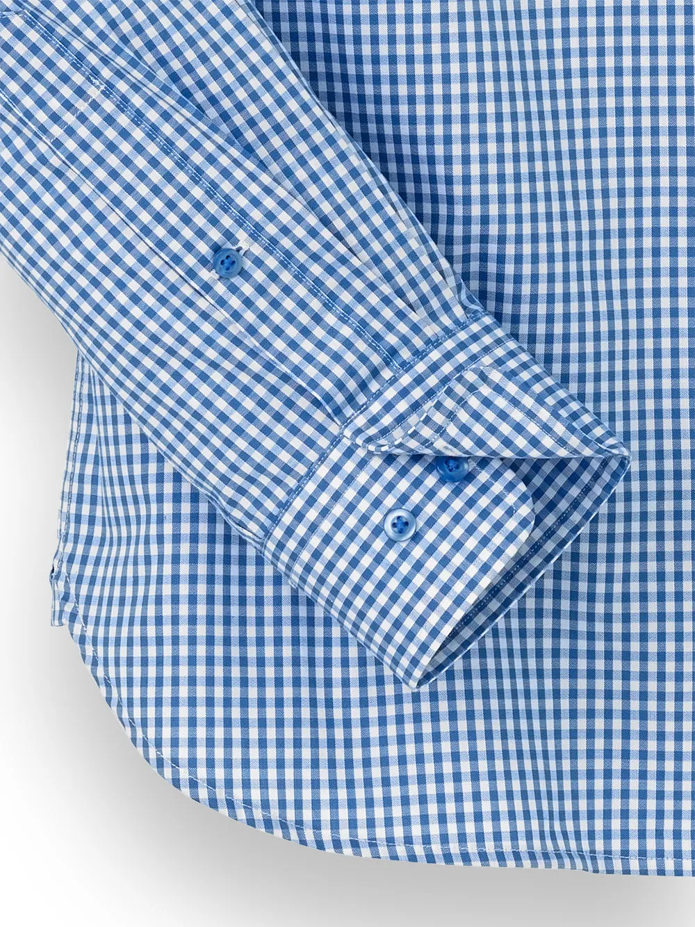 Cotton Gingham Casual Shirt sold by Paul Fredrick product image thumbnail 3