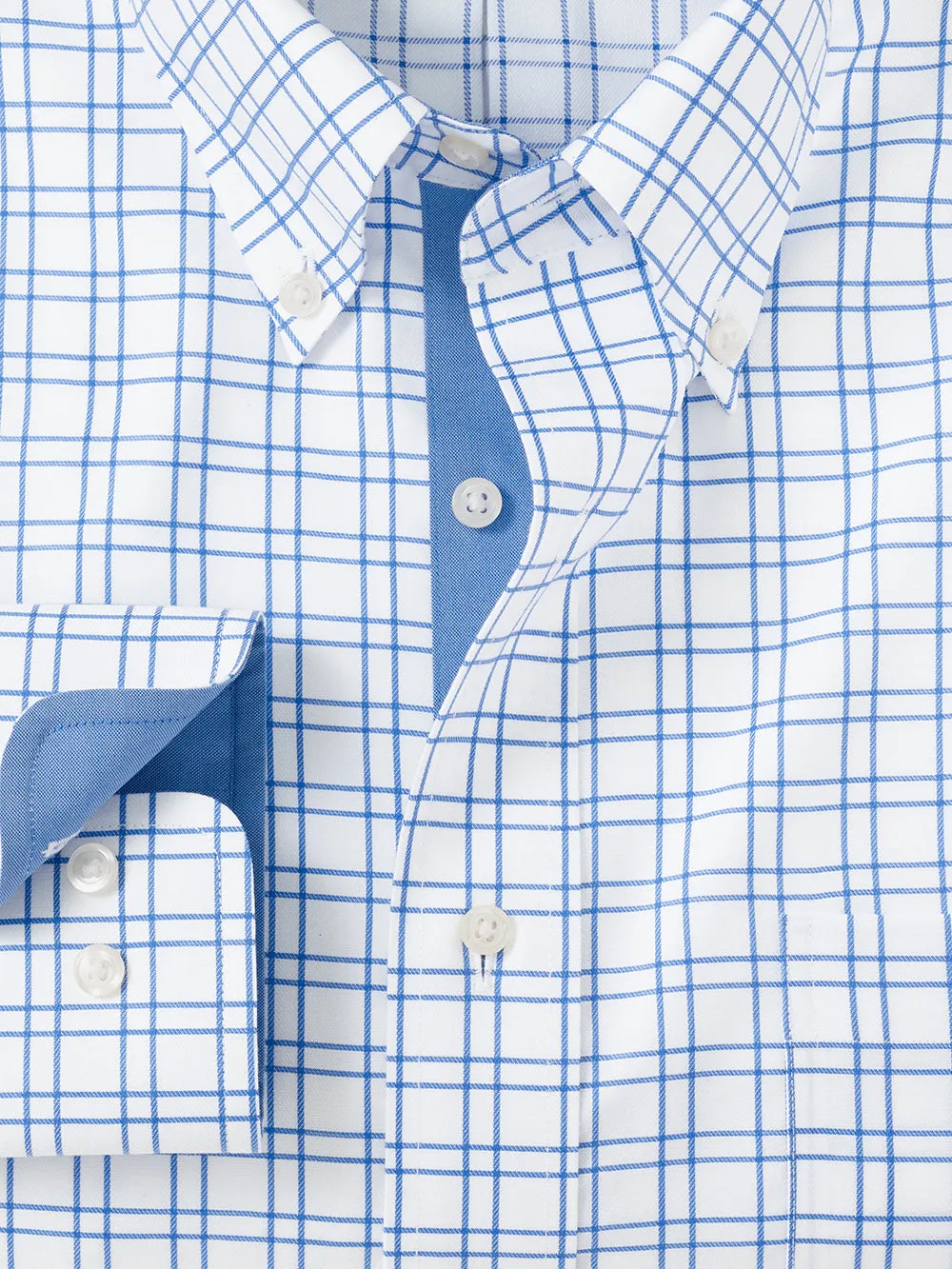 Cotton Gingham Casual Shirt sold by Paul Fredrick