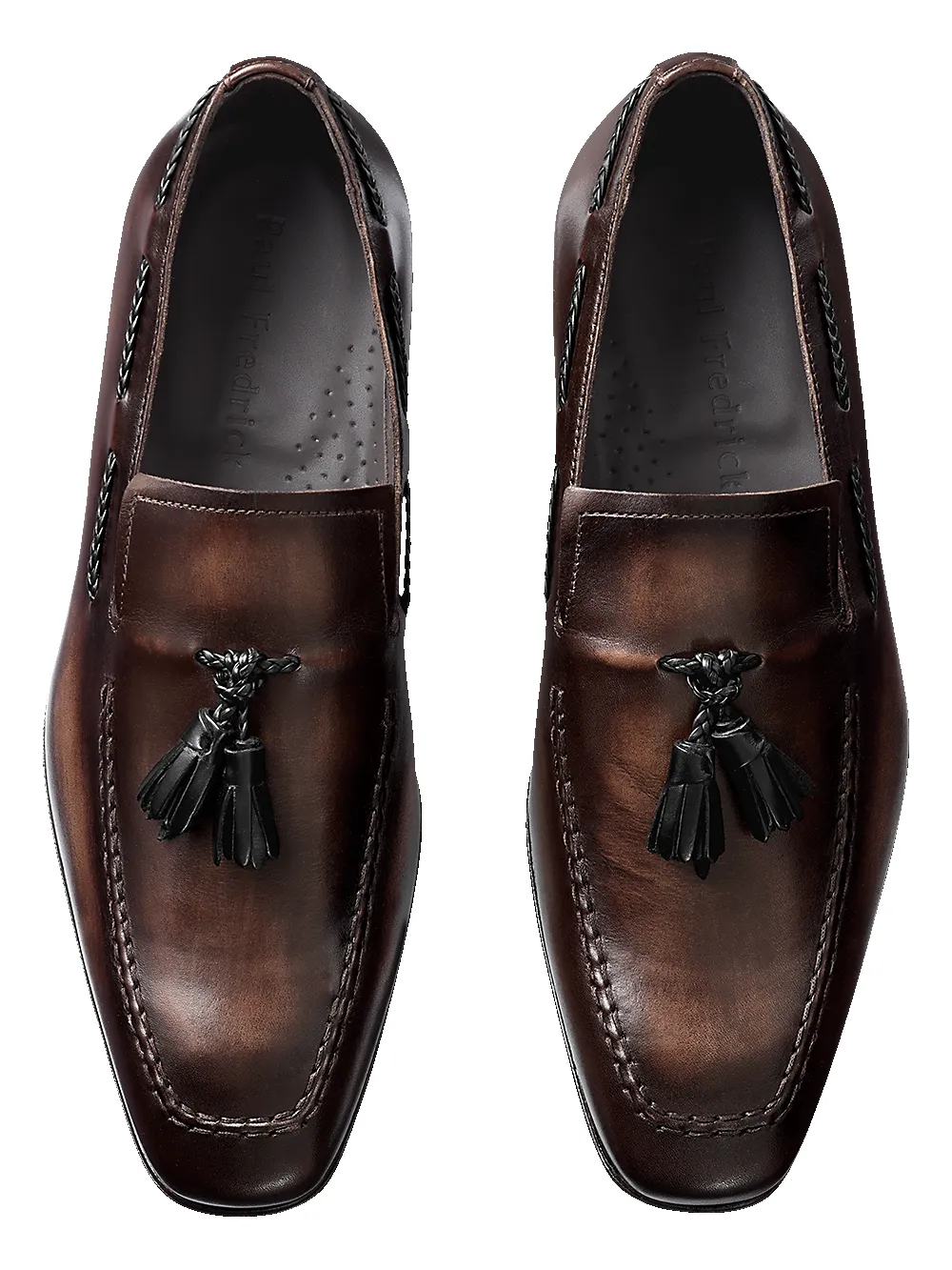 Bryan Tassel Loafer - Brown sold by Paul Fredrick product image thumbnail 3
