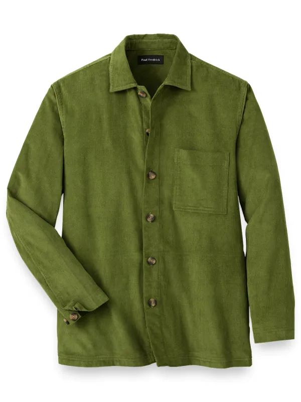 Cotton Corduroy Overshirt sold by Paul Fredrick