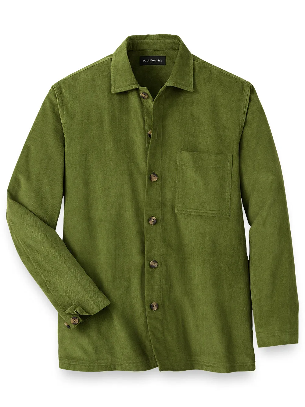Cotton Corduroy Overshirt sold by Paul Fredrick