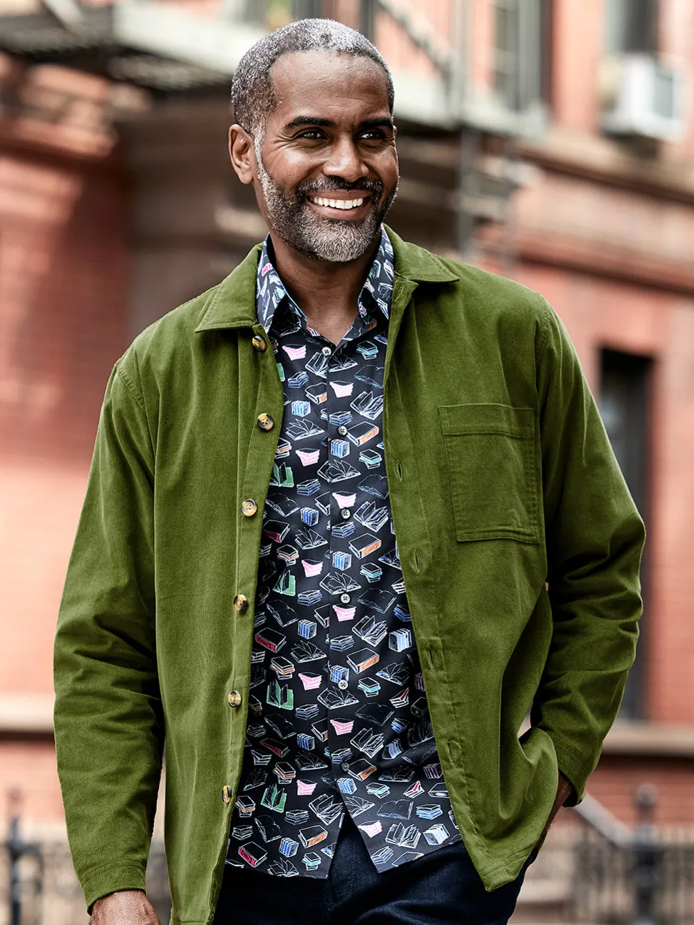 Cotton Corduroy Overshirt sold by Paul Fredrick product image thumbnail 2