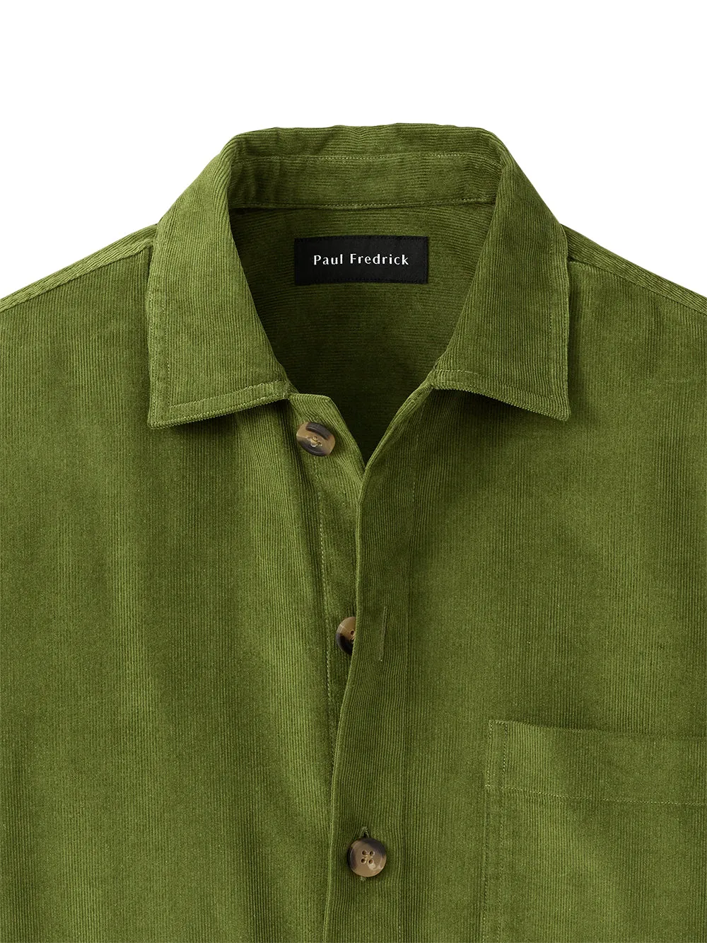 Cotton Corduroy Overshirt sold by Paul Fredrick product image thumbnail 3