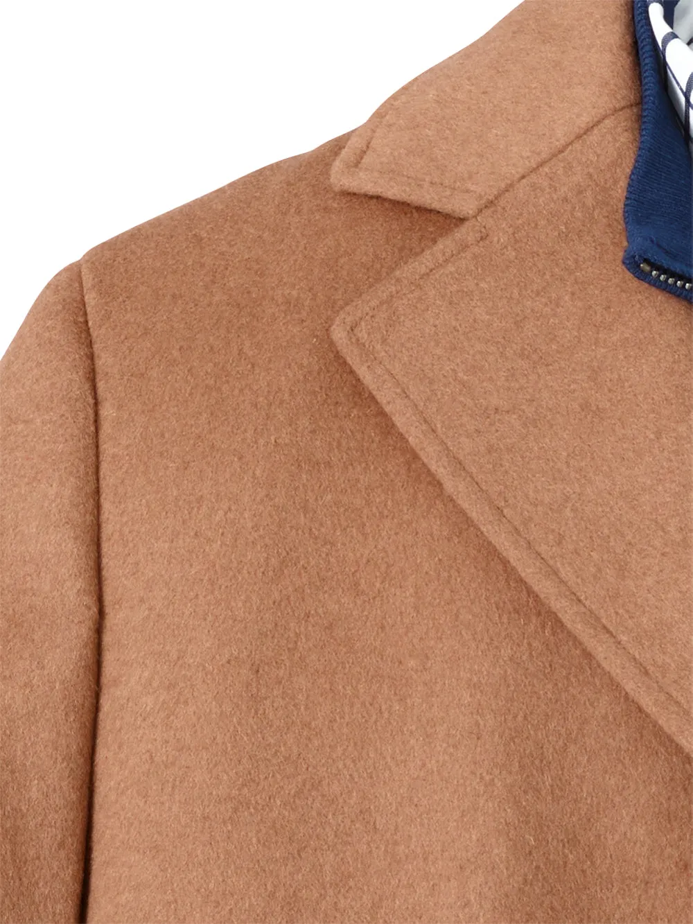Wool Blend Topcoat - Camel sold by Paul Fredrick product image thumbnail 3