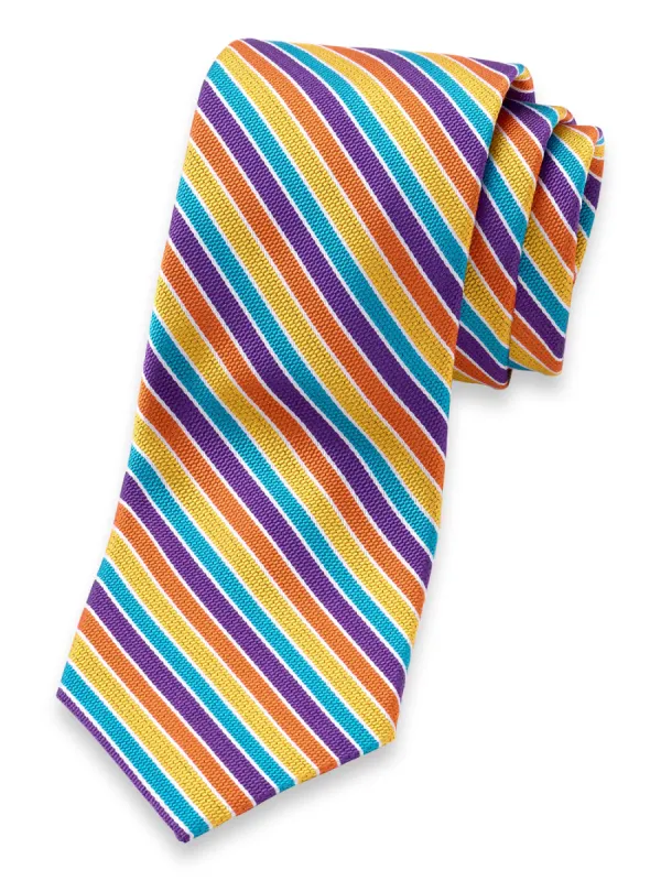 Stripe Woven Silk Tie sold by Paul Fredrick