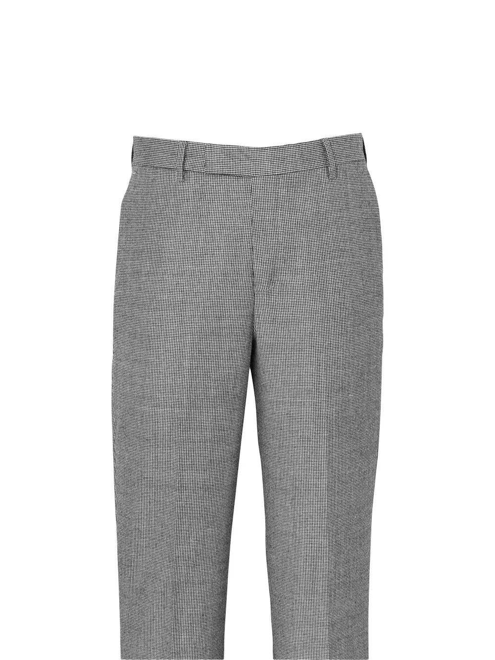 Wool Flannel Houndstooth Flat Front Pants sold by Paul Fredrick product image thumbnail 2