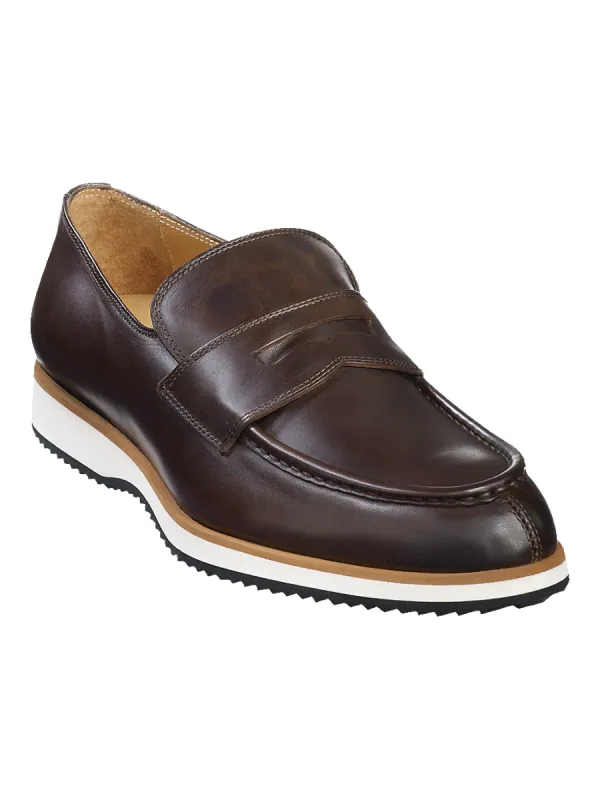 Harry Penny Loafer - Brown sold by Paul Fredrick