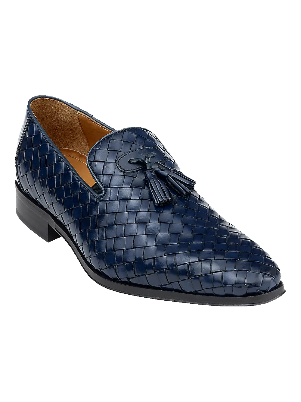 Everett Tassel Loafer - Navy sold by Paul Fredrick