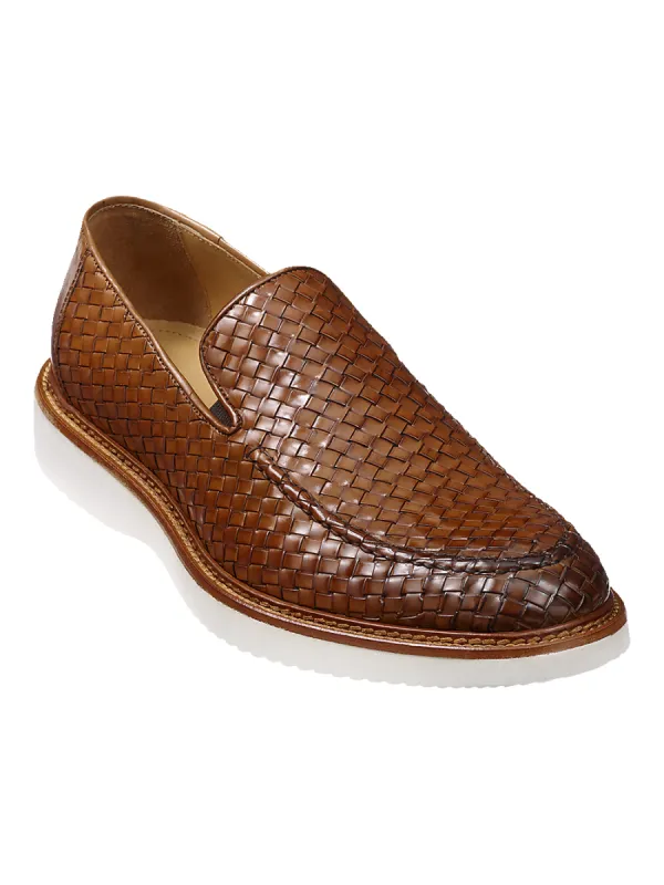 Noah Hybrid Venetian Loafer - Chestnut sold by Paul Fredrick