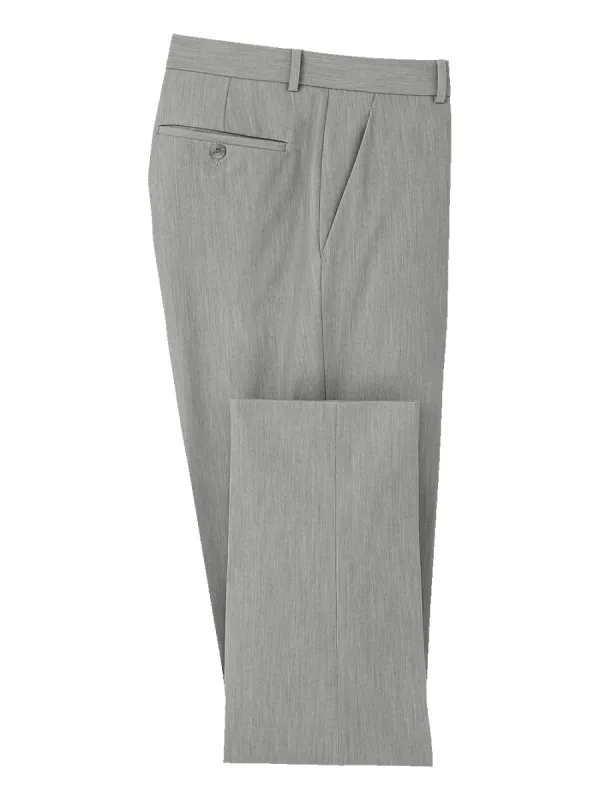 Comfort Stretch Travel Pants - Pearl Grey sold by Paul Fredrick