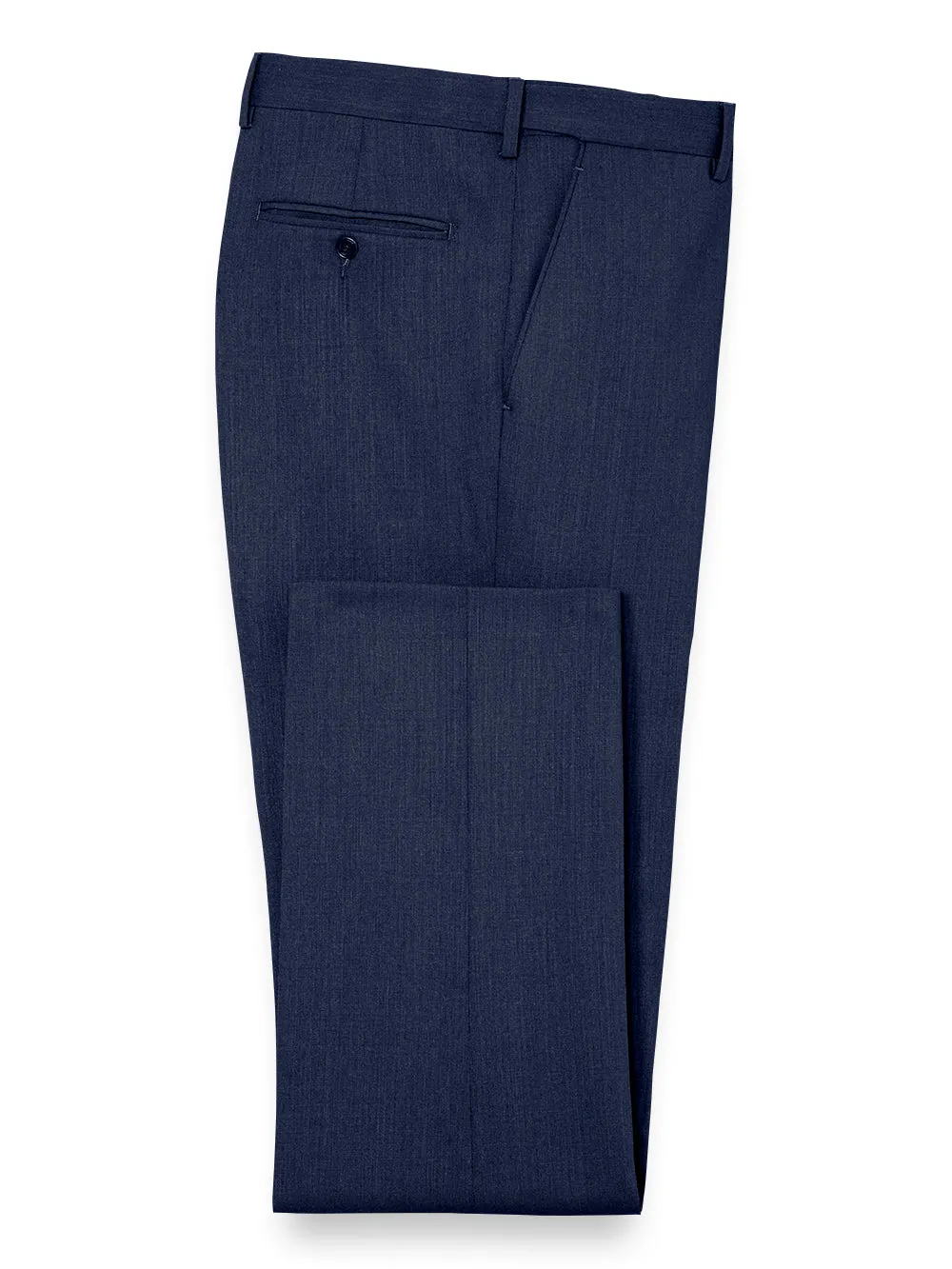 Classic Fit Essential Wool Flat Front Suit Pants | Clearance sold by Paul Fredrick
