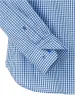 Cotton Gingham Casual Shirt - Blue sold by Paul Fredrick