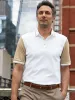 Cotton Three Button Polo sold by Paul Fredrick