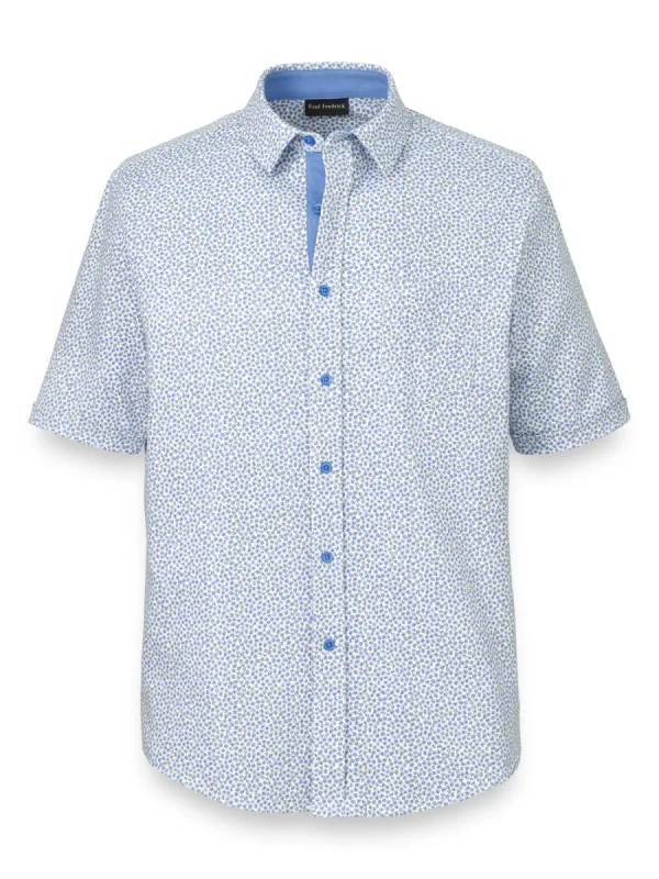 Cotton Button Front Polo sold by Paul Fredrick
