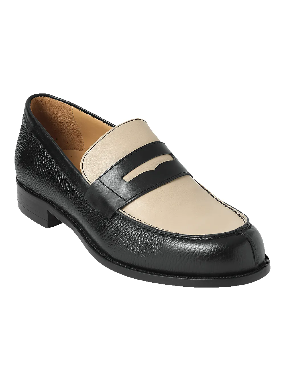 Wyatt Penny Loafer - Black sold by Paul Fredrick