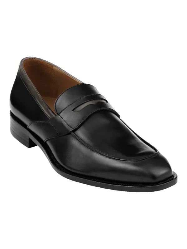 Milo Penny Loafer - Black/grey sold by Paul Fredrick