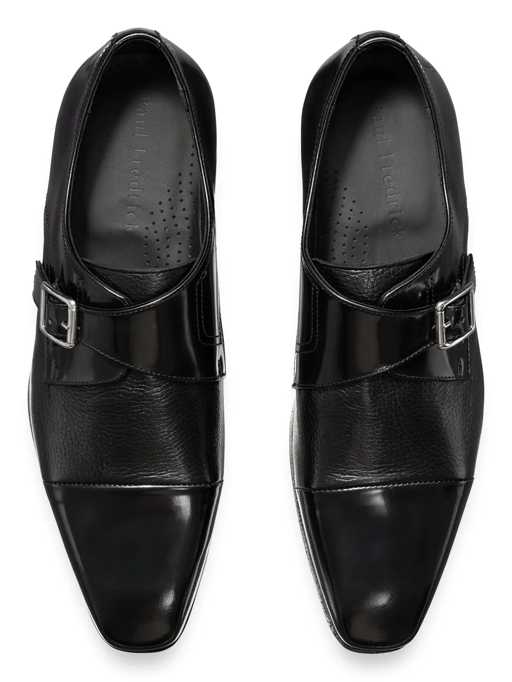 Samuel Monk Strap - Black sold by Paul Fredrick product image thumbnail 3