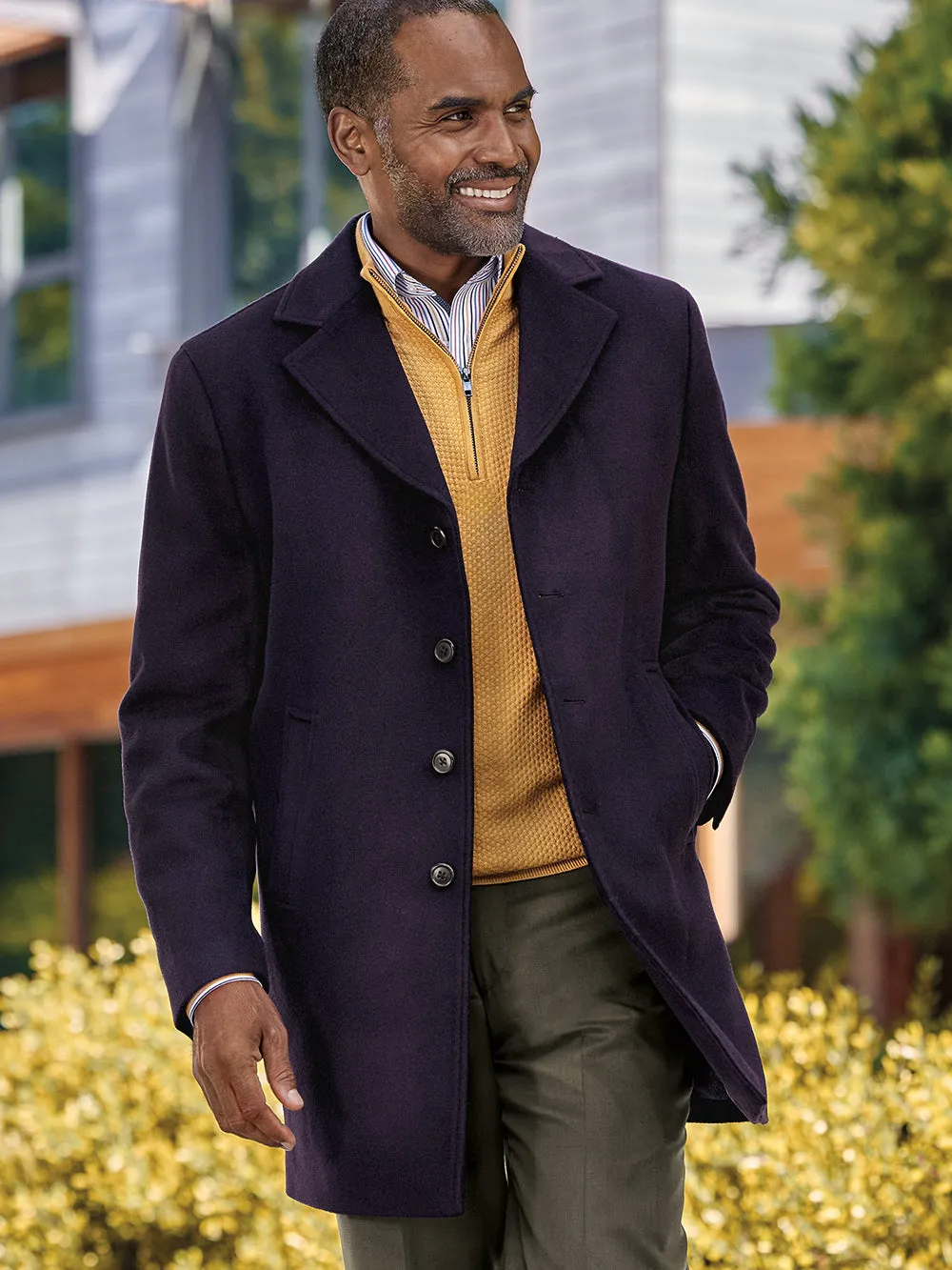 Wool Topcoat sold by Paul Fredrick product image thumbnail 2