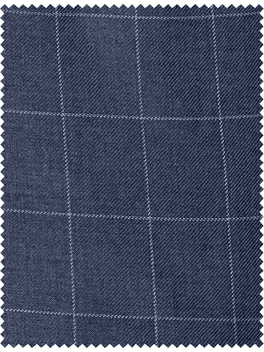 Classic Fit Essential Wool Suit Pants - Brown Windowpane sold by Paul Fredrick product image thumbnail 3