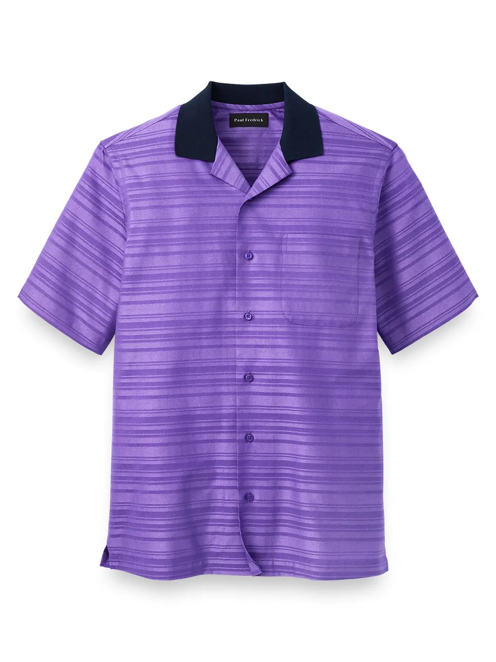 Knit Collar Casual Shirt sold by Paul Fredrick