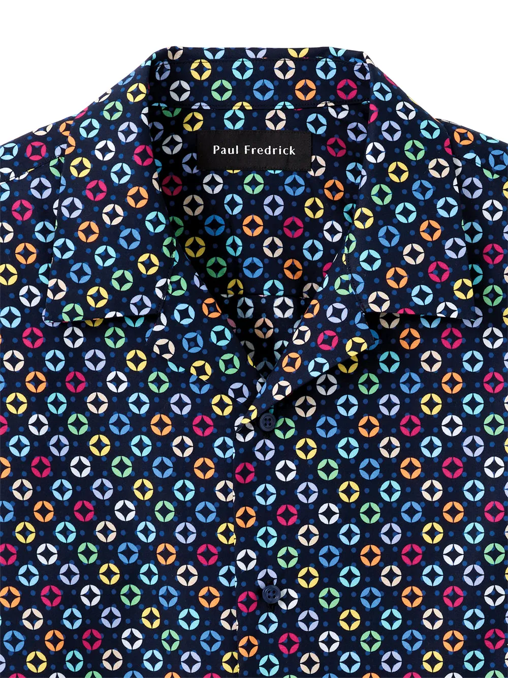 Cotton Circle Print Casual Shirt sold by Paul Fredrick product image thumbnail 3