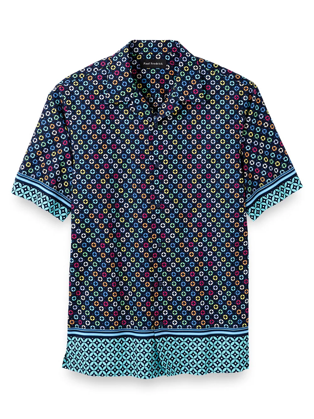 Cotton Circle Print Casual Shirt sold by Paul Fredrick